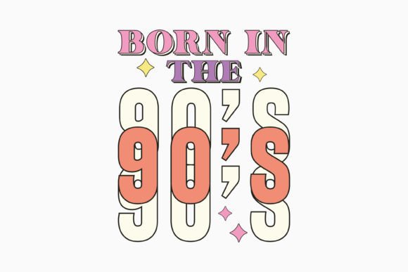 Born in the 90's Retro SVG Design Review