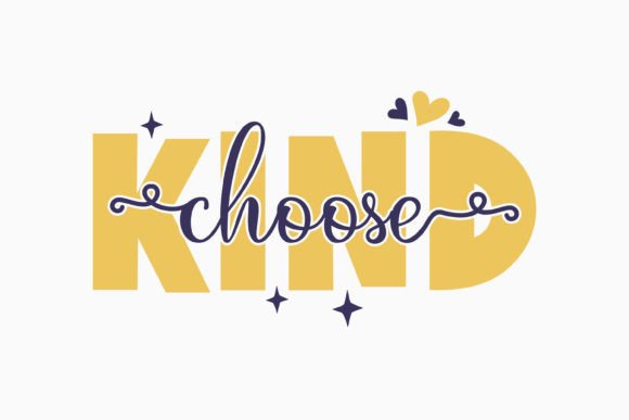 Choose Kind Retro Groovy Inspirational Embroidery Review