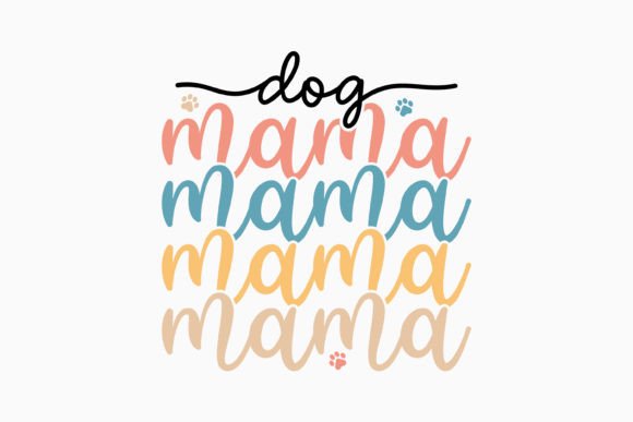 Dog Mama Retro Mothers Day Embroidery Design Review