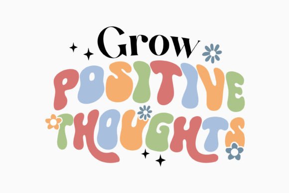 Grow Positive Retro Mental Health SVG Review