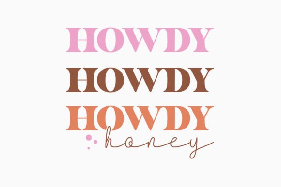 Howdy Honey Retro Western Quotes SVG Review