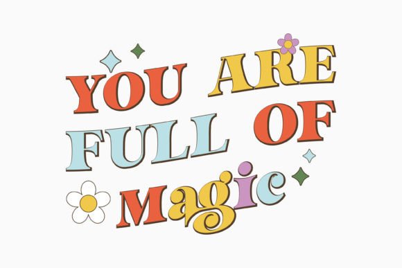 Positive Quote Retro Flower SVG Design Review