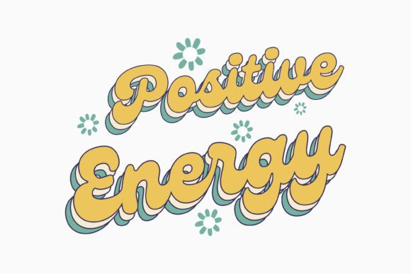 Positive Retro Groovy Inspirational SVG Review