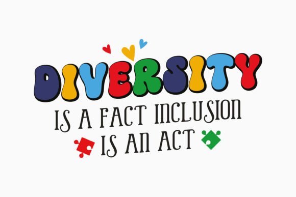 Retro Autism Awareness SVG Diversity Review
