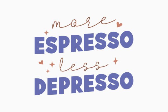 Retro Coffee Quotes SVG for Embroidery Projects