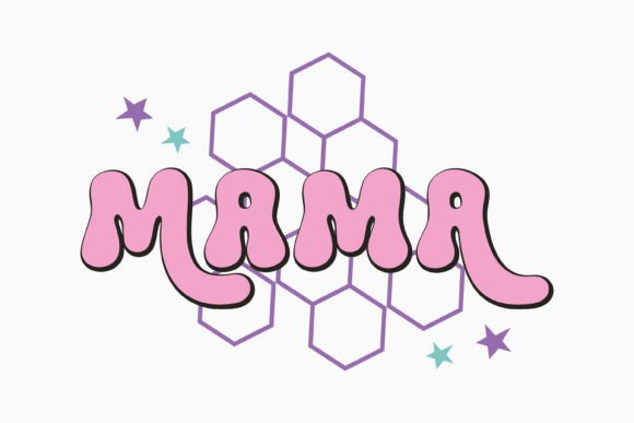 Retro Mama Leopard Mother s Day SVG