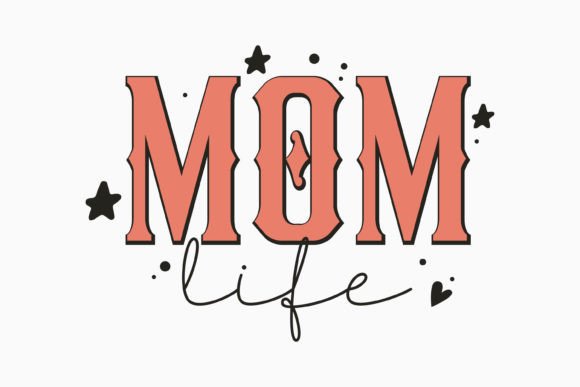 Retro Mom Life Lightning Bolt SVG Design Review