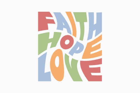 Reviewing Faith Hope Love Retro Mental Health SVG for Embroidery Projects