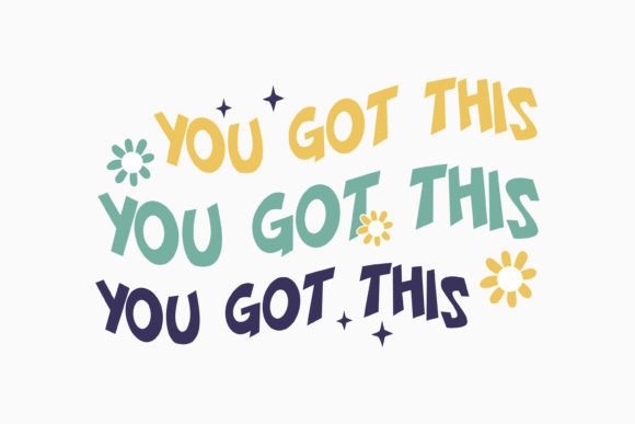 You Got This Retro Groovy Inspirational Review