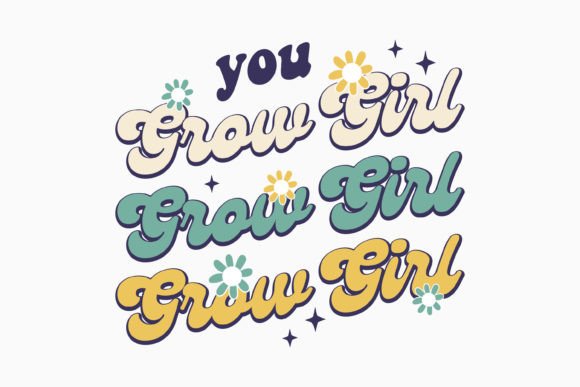 You Grow Retro Groovy Inspirational SVG Review